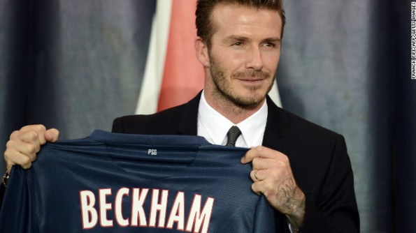 Beckham chega ao PSG com 37 anos